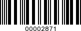 Barcode Image 00002871