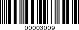 Barcode Image 00003009