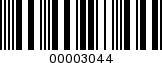 Barcode Image 00003044
