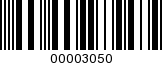 Barcode Image 00003050