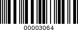 Barcode Image 00003064