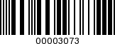 Barcode Image 00003073