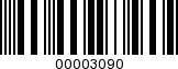 Barcode Image 00003090