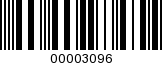 Barcode Image 00003096