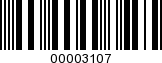 Barcode Image 00003107