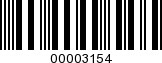 Barcode Image 00003154