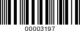 Barcode Image 00003197