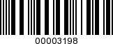 Barcode Image 00003198