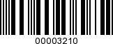 Barcode Image 00003210