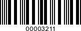 Barcode Image 00003211