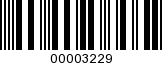 Barcode Image 00003229