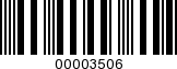 Barcode Image 00003506