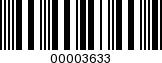 Barcode Image 00003633