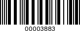 Barcode Image 00003883