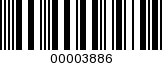 Barcode Image 00003886
