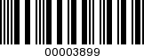 Barcode Image 00003899