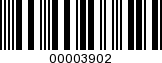 Barcode Image 00003902