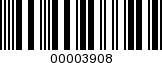 Barcode Image 00003908