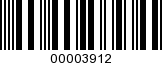 Barcode Image 00003912