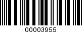 Barcode Image 00003955