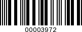 Barcode Image 00003972