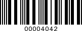 Barcode Image 00004042