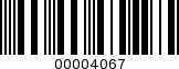 Barcode Image 00004067