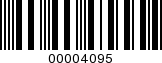 Barcode Image 00004095