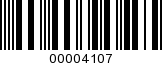 Barcode Image 00004107