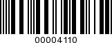 Barcode Image 00004110