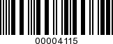 Barcode Image 00004115