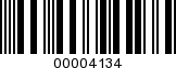 Barcode Image 00004134