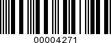 Barcode Image 00004271