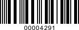Barcode Image 00004291