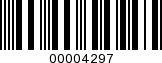 Barcode Image 00004297