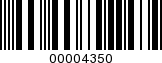Barcode Image 00004350