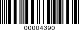 Barcode Image 00004390