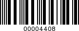 Barcode Image 00004408