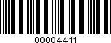 Barcode Image 00004411