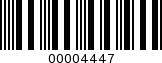 Barcode Image 00004447