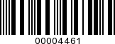 Barcode Image 00004461