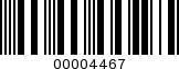 Barcode Image 00004467