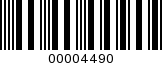Barcode Image 00004490