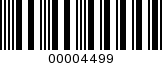 Barcode Image 00004499