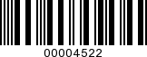 Barcode Image 00004522