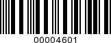 Barcode Image 00004601