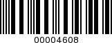 Barcode Image 00004608
