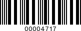 Barcode Image 00004717