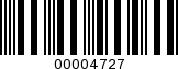 Barcode Image 00004727