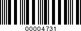 Barcode Image 00004731